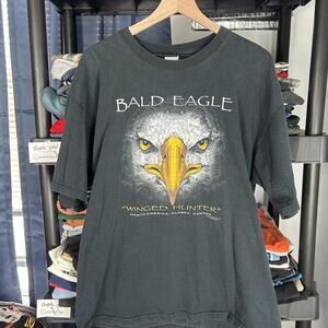 90’s vintage bald eagle animal graphic tee xl